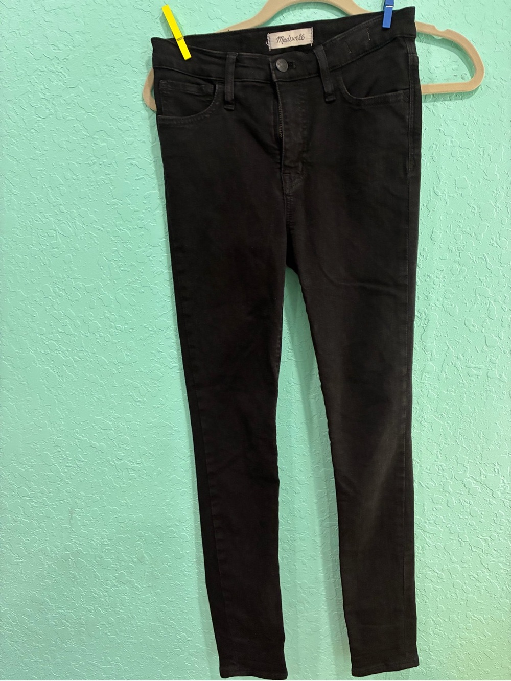 Madewell Black Skinny High-Rise Jeans Roadtripper 26